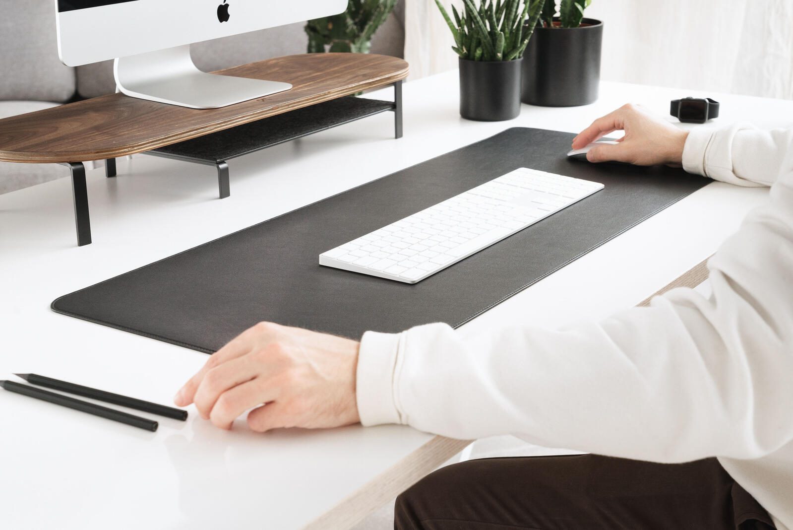 WOODCESSORIES Mousepad L schwarz WOODCESSORIES Mousepad L schwarz